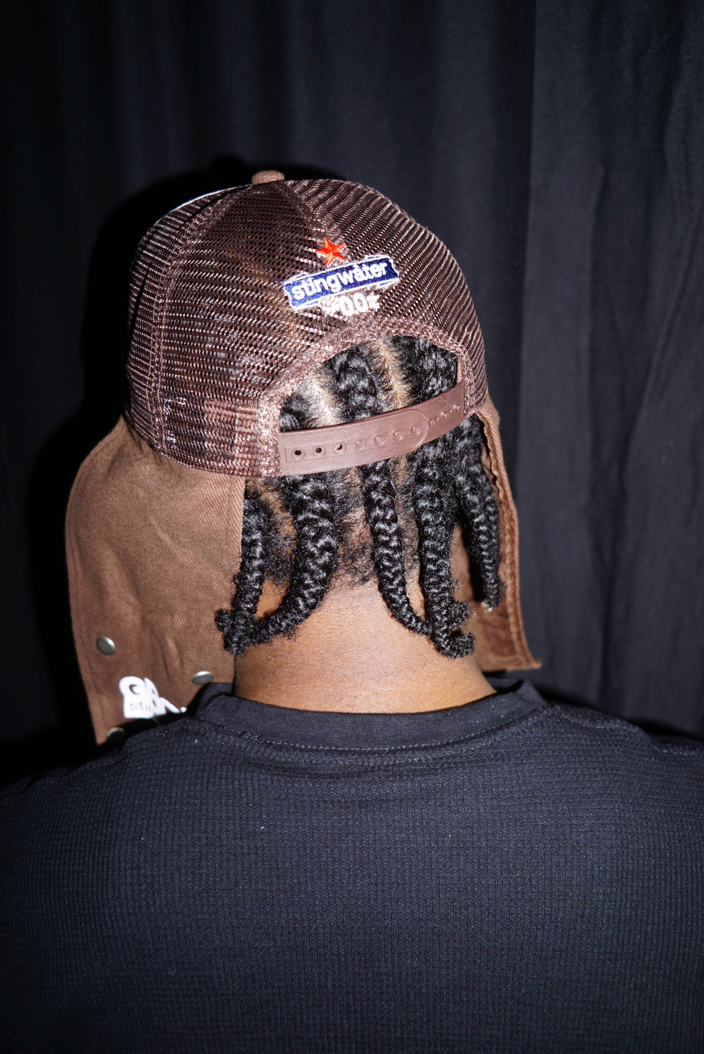 Arabic Trucker Hat Brown