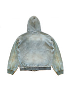 Kowboy Denim Zip Up Hoodie Vintage Blue