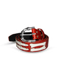 Stingwater Bone Belt Deep Red