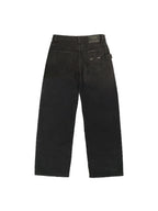 Vegan Suede Double Knee Moses Jeans Black