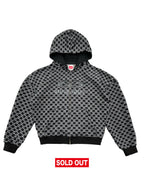 Sue Me Zip Up Hoodie Black/Metal