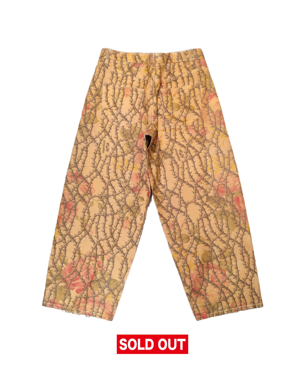 Waxed Corduroy Double Knee Pants