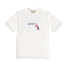 Load image into Gallery viewer, Stingwater America in distress t shirt white
