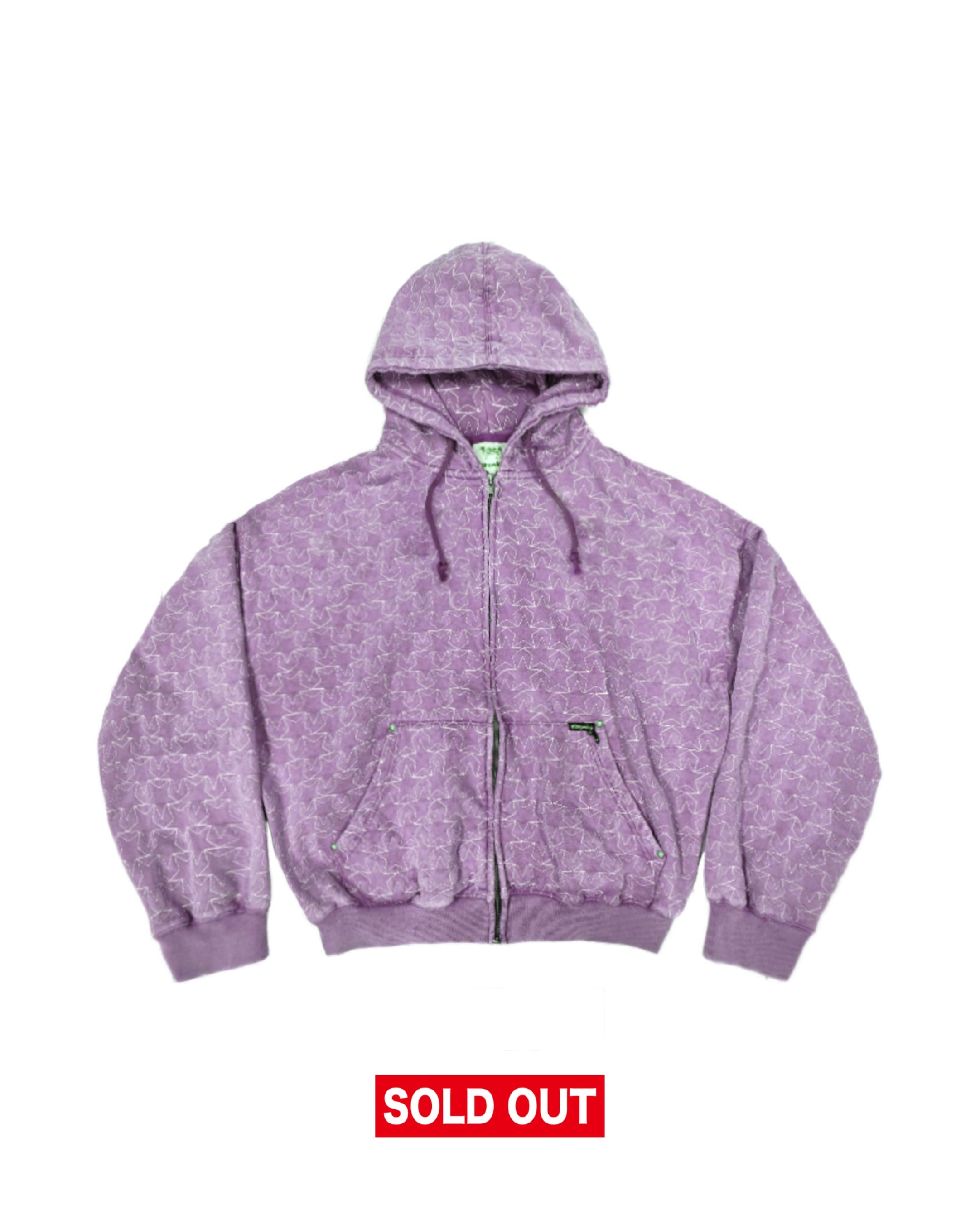 All Star Zip Up Hoodie Acid Purple