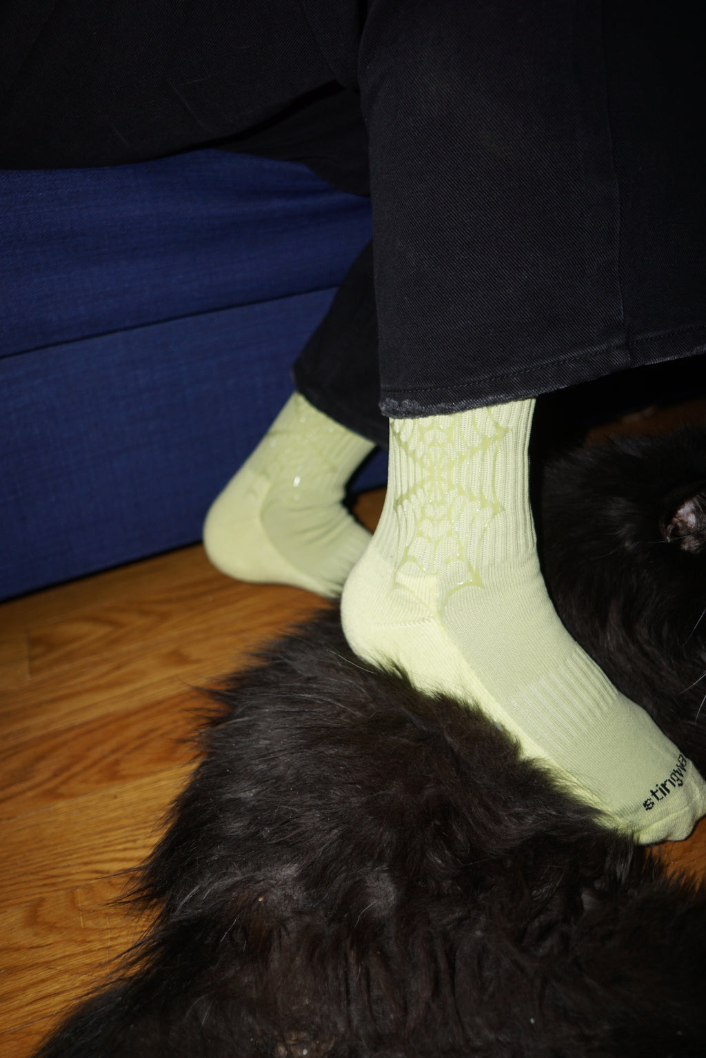 Stingwater Spider Web Socks Alkaline/Slime