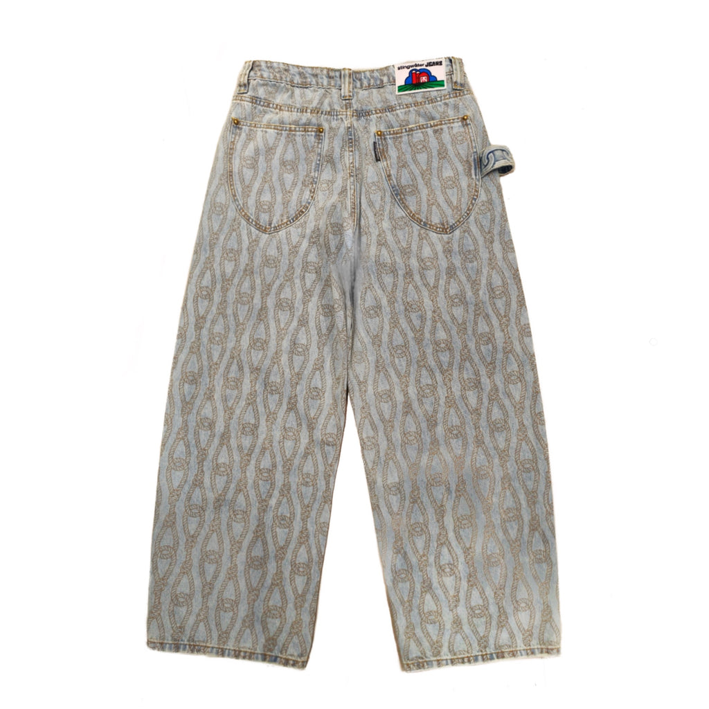 Rope Chain Jeans Vintage Blue