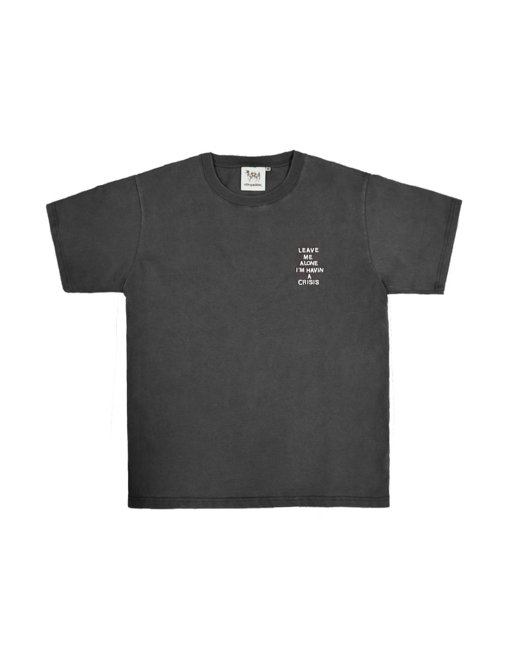 Mini Crisis T-Shirt Faded Black