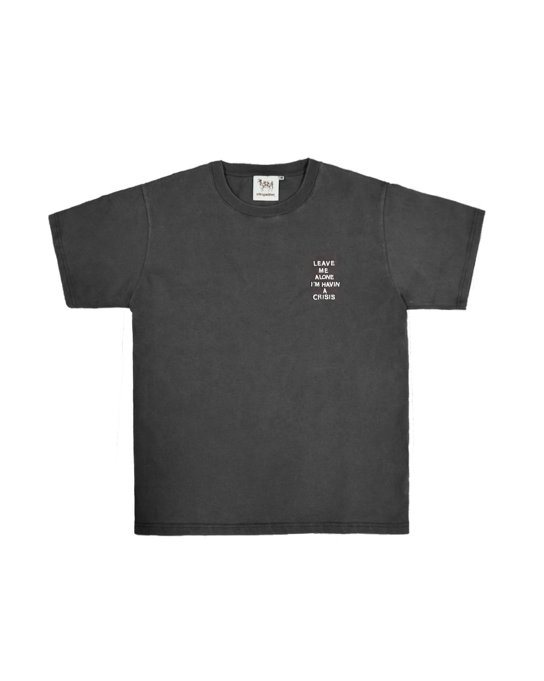 Mini Crisis T-Shirt Faded Black