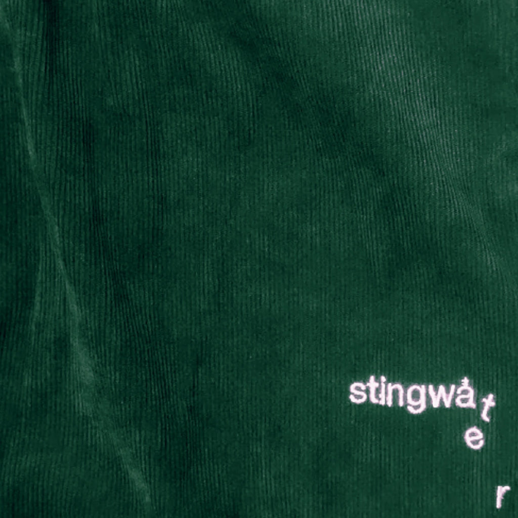 Corduroy Melting logo Sweatpants Forrest Green