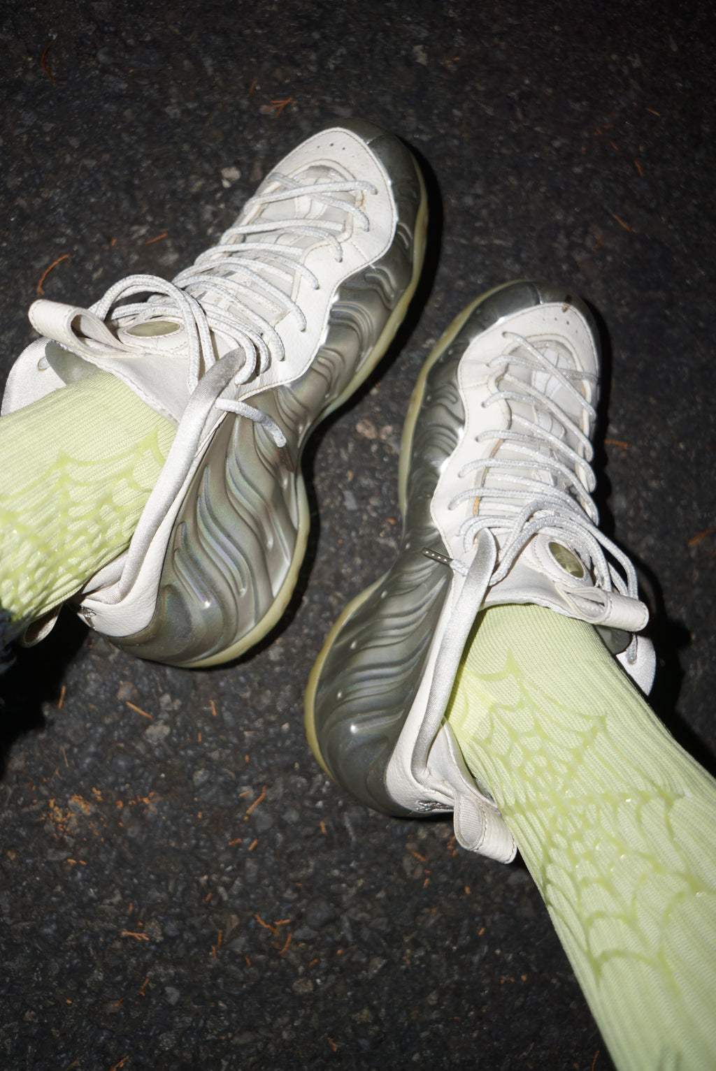 Stingwater Spider Web Socks Alkaline/Slime