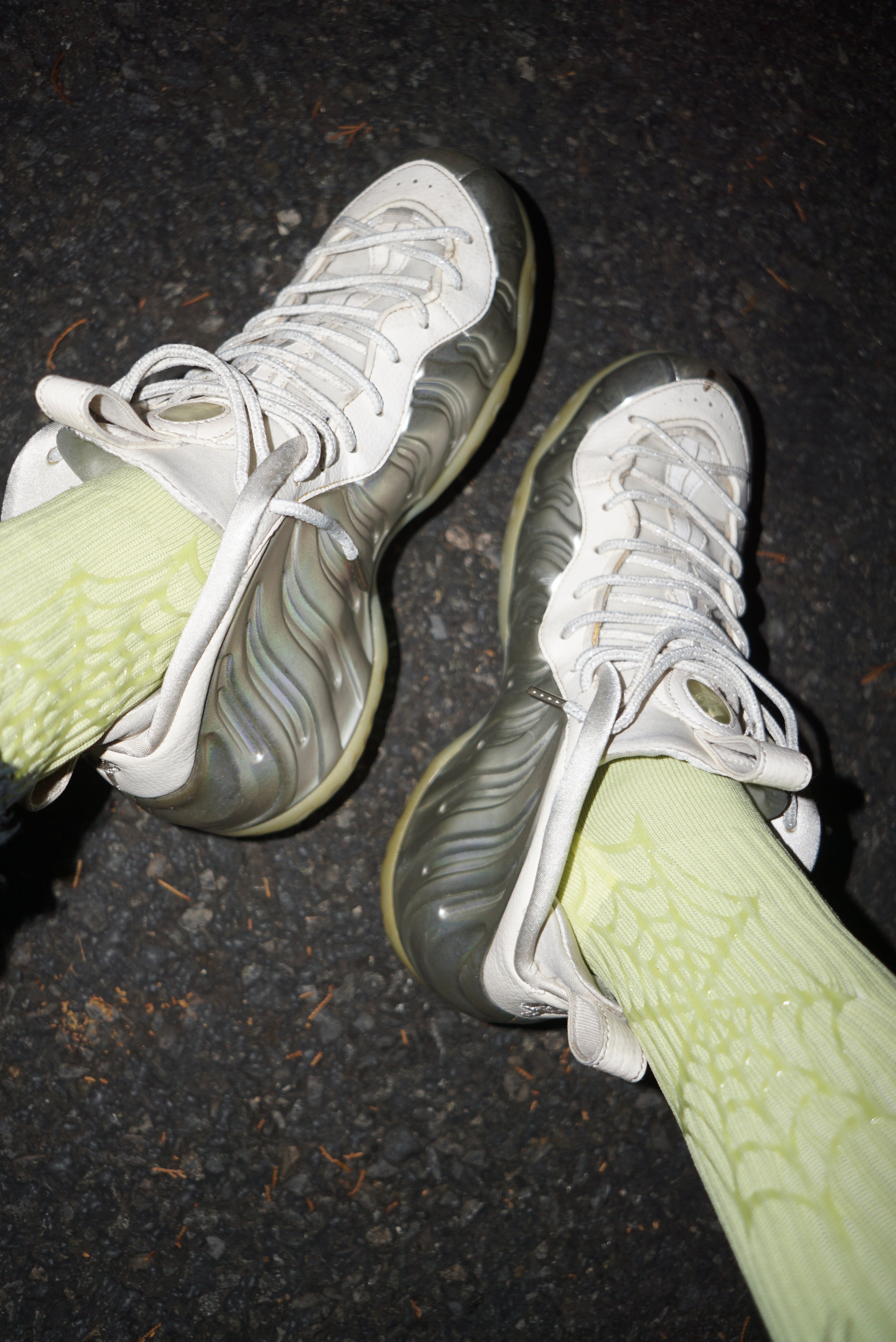 Stingwater Spider Web Socks Alkaline/Slime