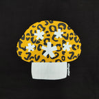 Leopard Aga Mushroom T Shirt Black