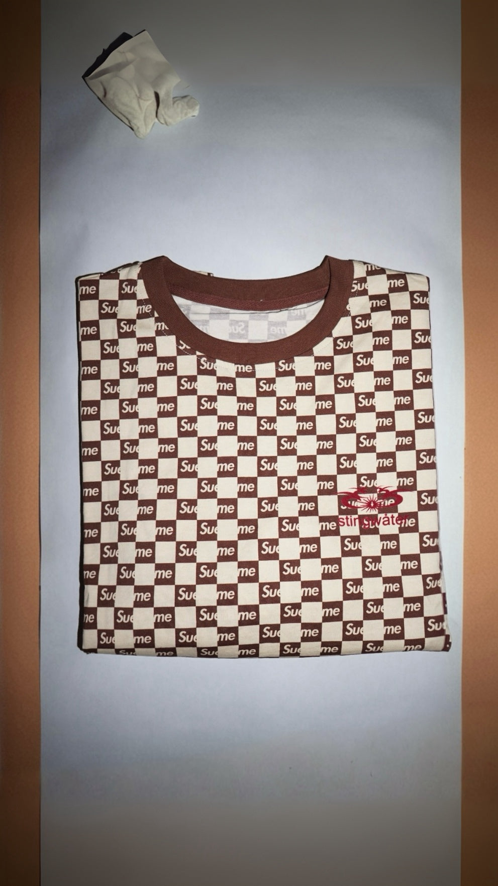 Sue me T-Shirt Coffee/Cream