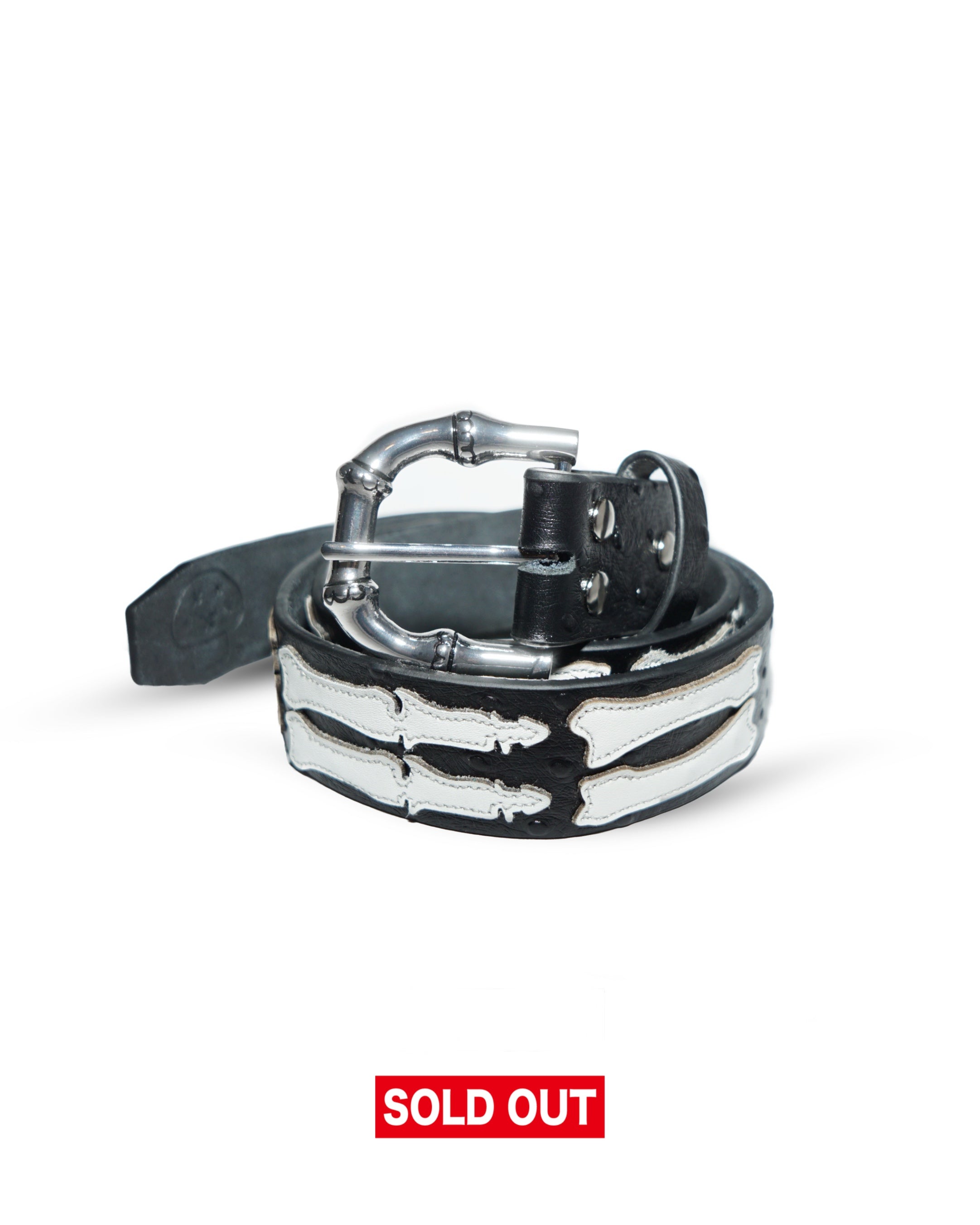 Stingwater Bone Belt Black/White