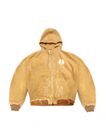 Kowboy Canvas Zip Up Hoodie Brown