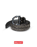 Stingwater Studded Bone Belt Archival Black