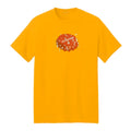 Bottle cap t shirt golden yellow