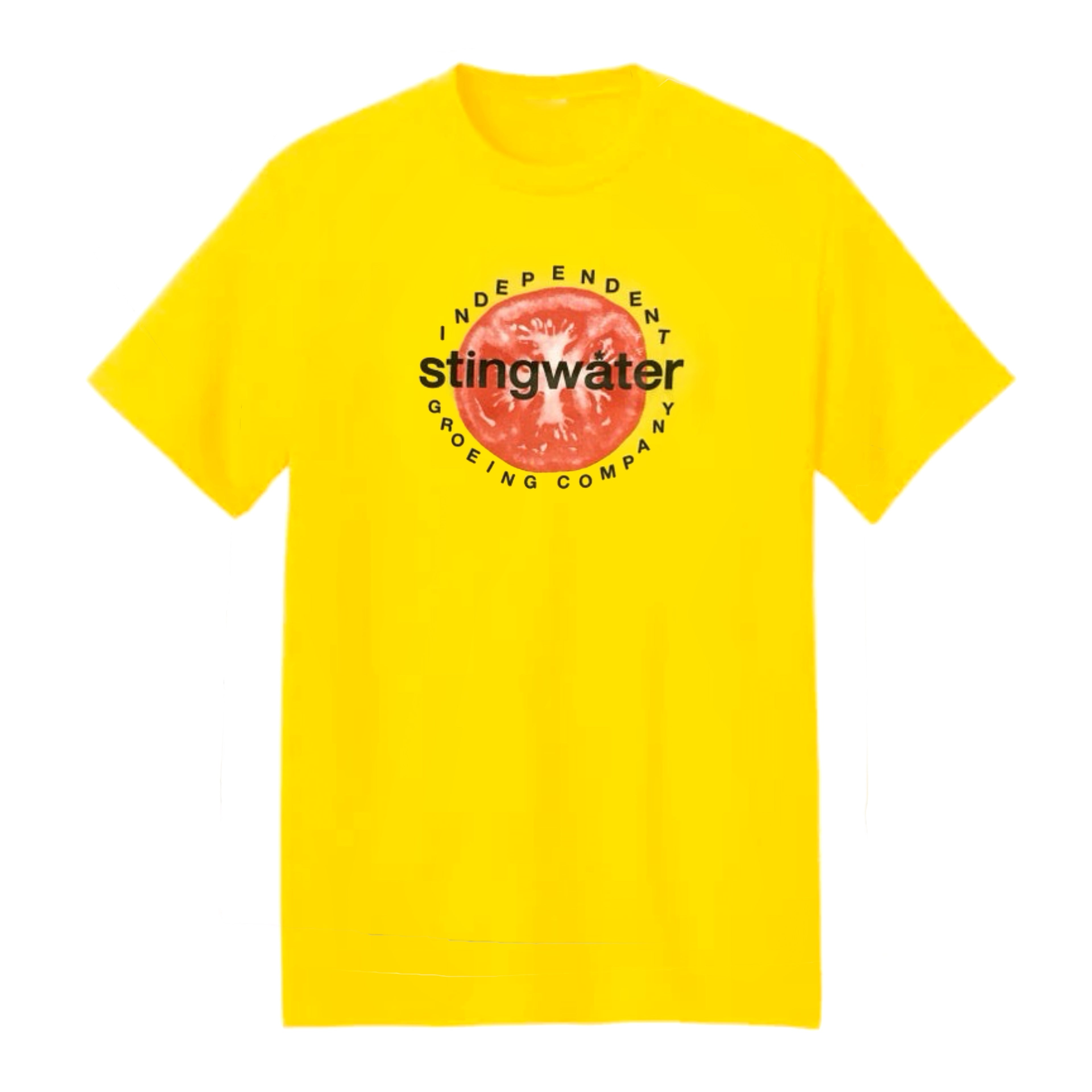 Independent groeing company t shirt yelloe