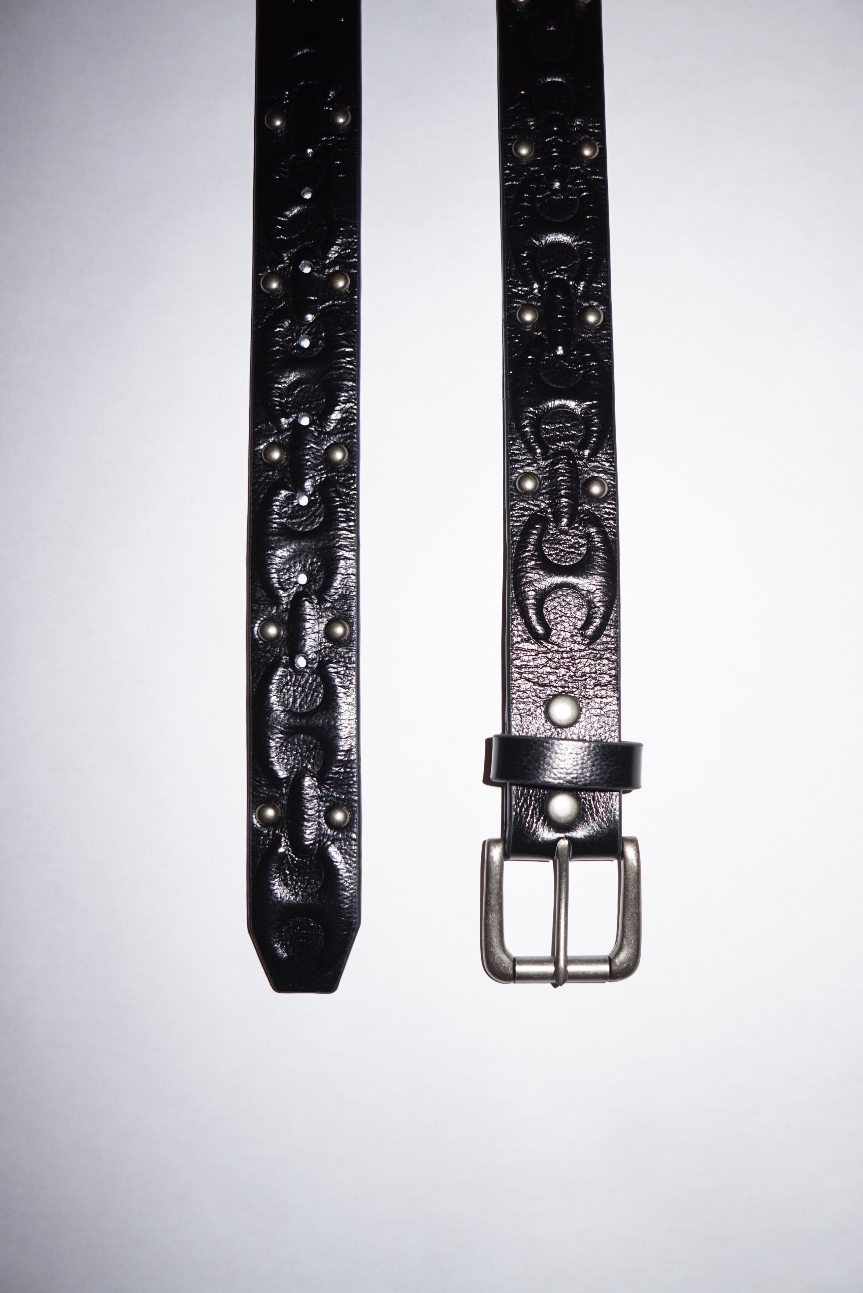 Stingwater Anchor Chain Studded Belt Black