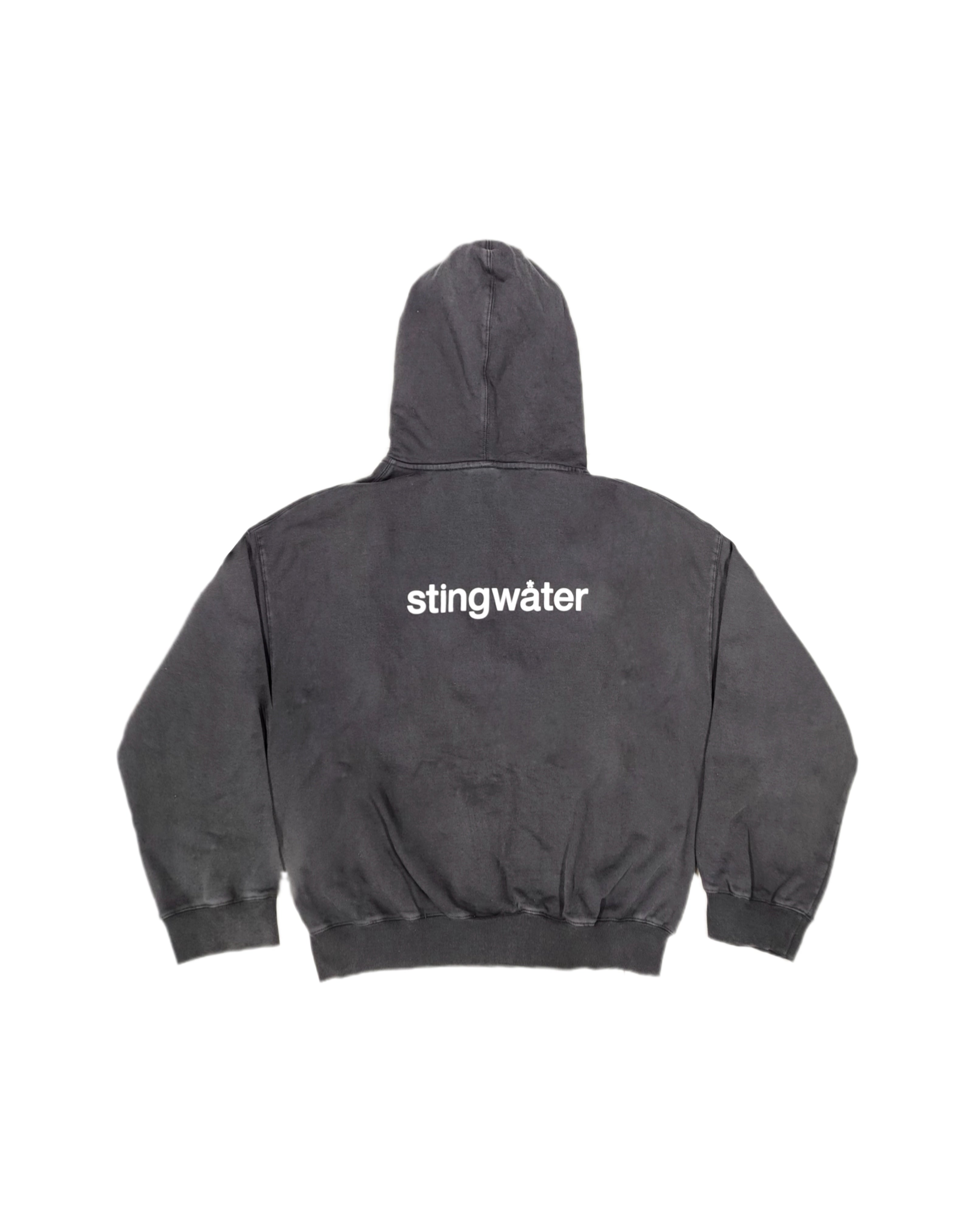 Enter the Void Zip Up Hoodie Faded Black