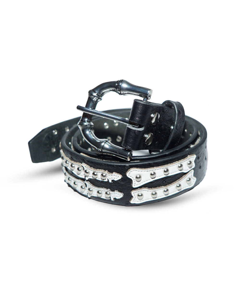Stingwater Studded Bone Belt Black
