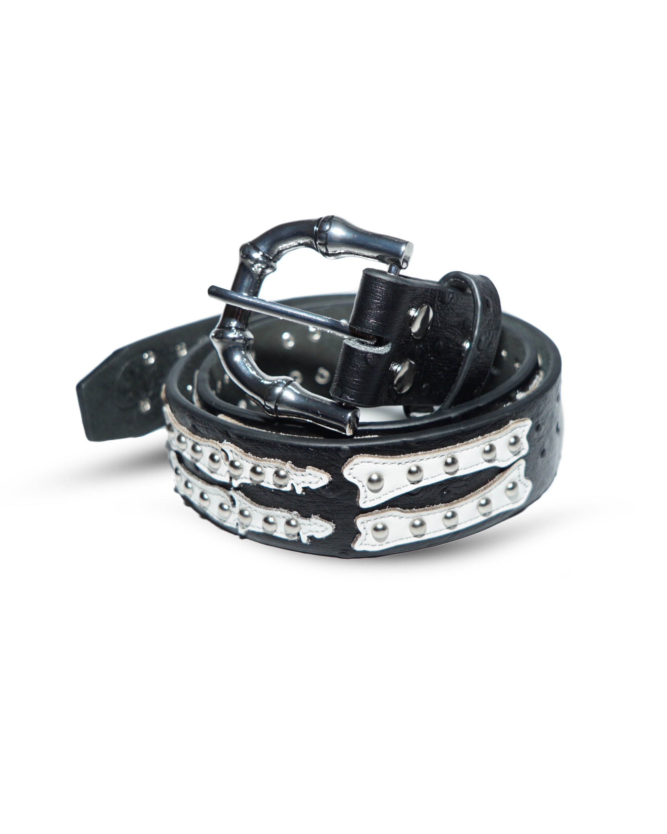Stingwater Studded Bone Belt Black