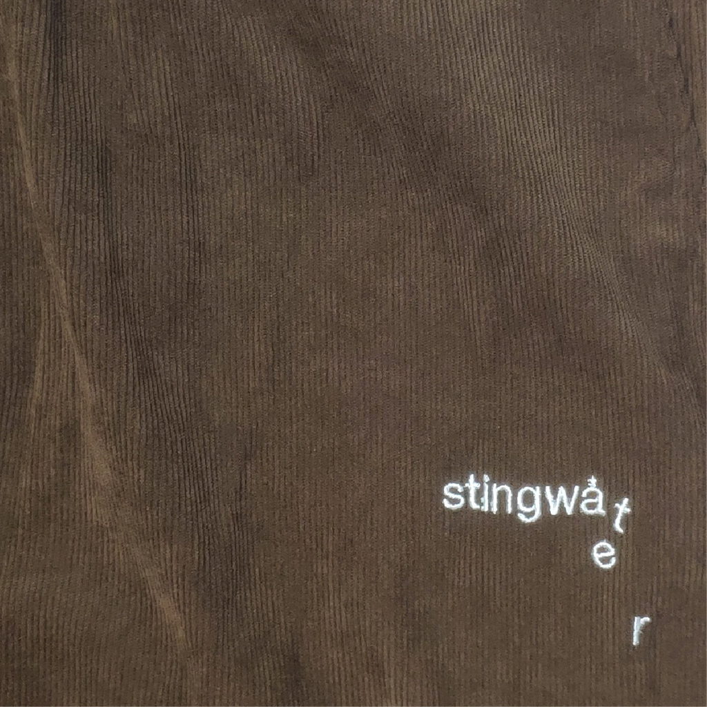 Corduroy Melt logo Sweatpants Brown