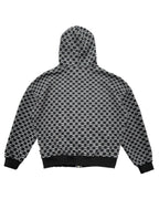 Sue Me Zip Up Hoodie Black/Metal