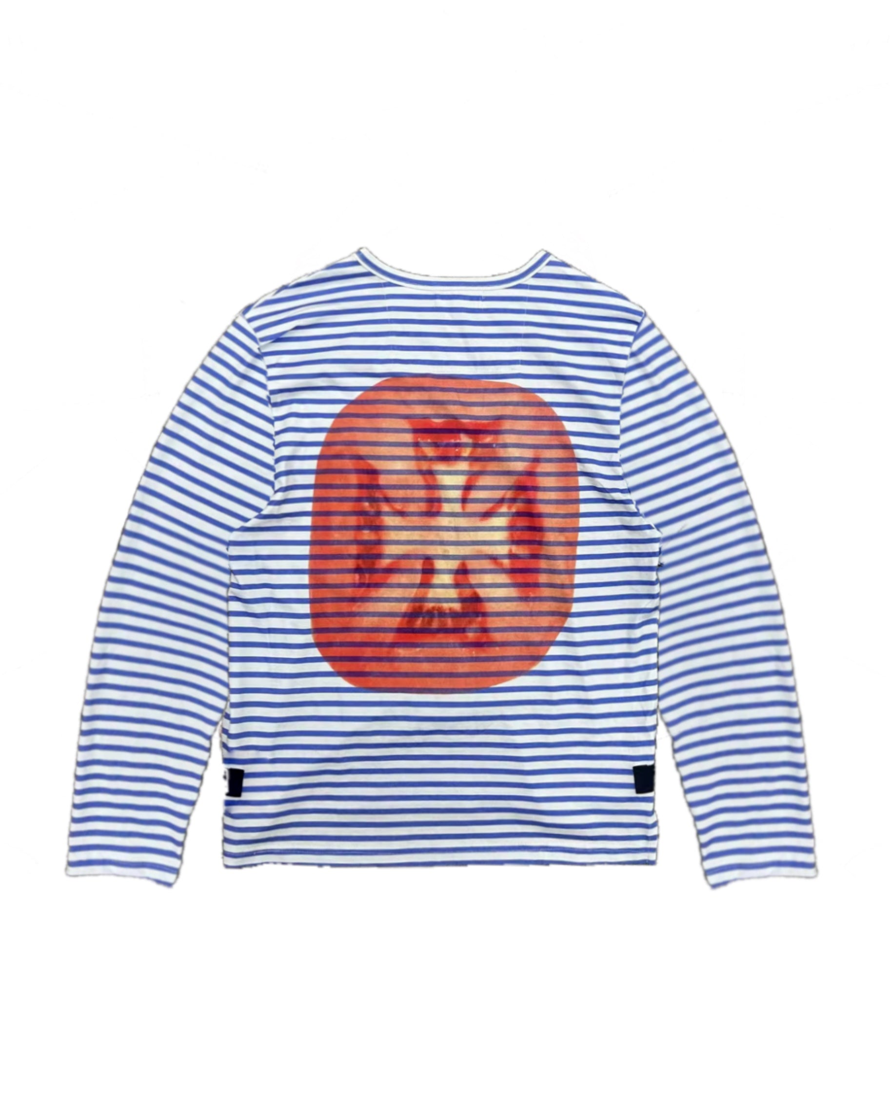Tomatoe Long Sleeve Striped T-Shirt White/Blue