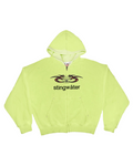 Stingwater Leopard Moses Zip Up Hoodie Groeing Green