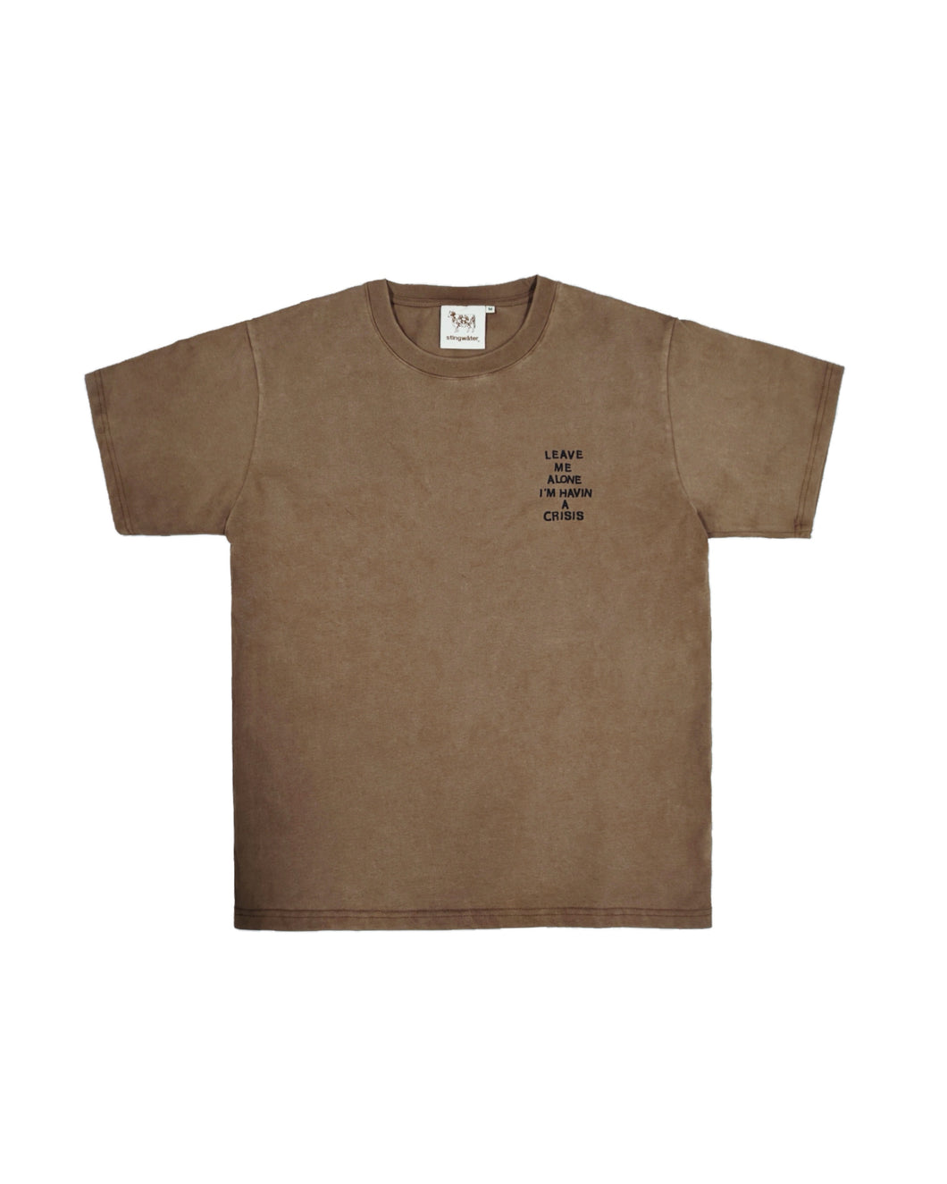 Mini Crisis T-Shirt Faded Brown