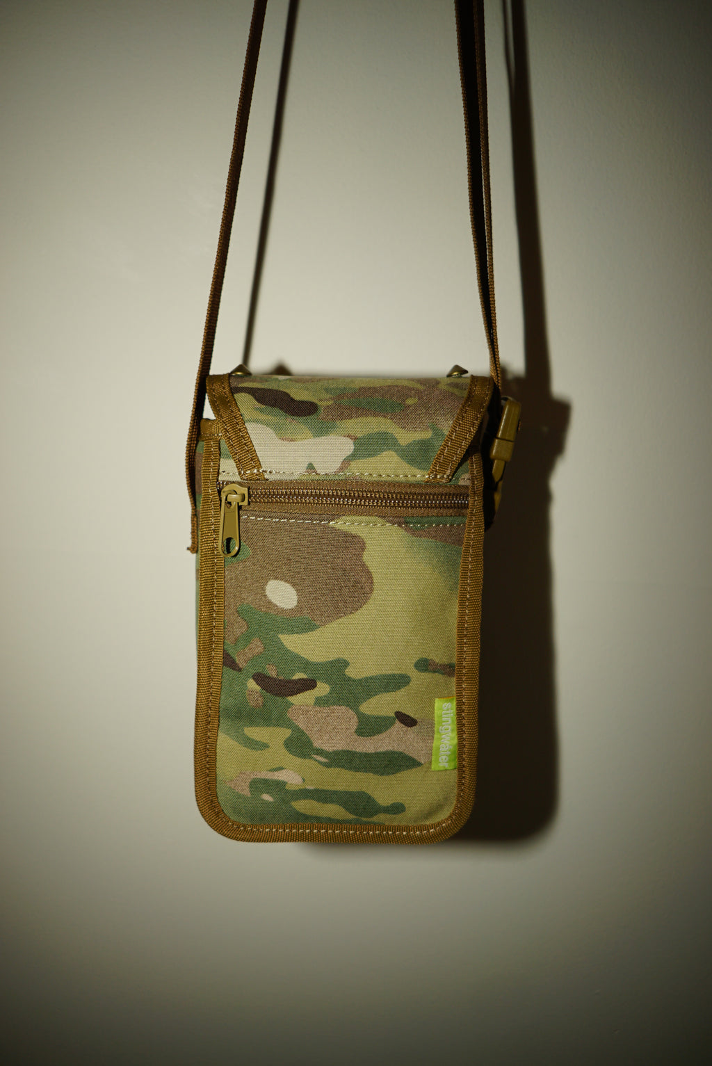 Studded Alpha Crossbody Bag Camo