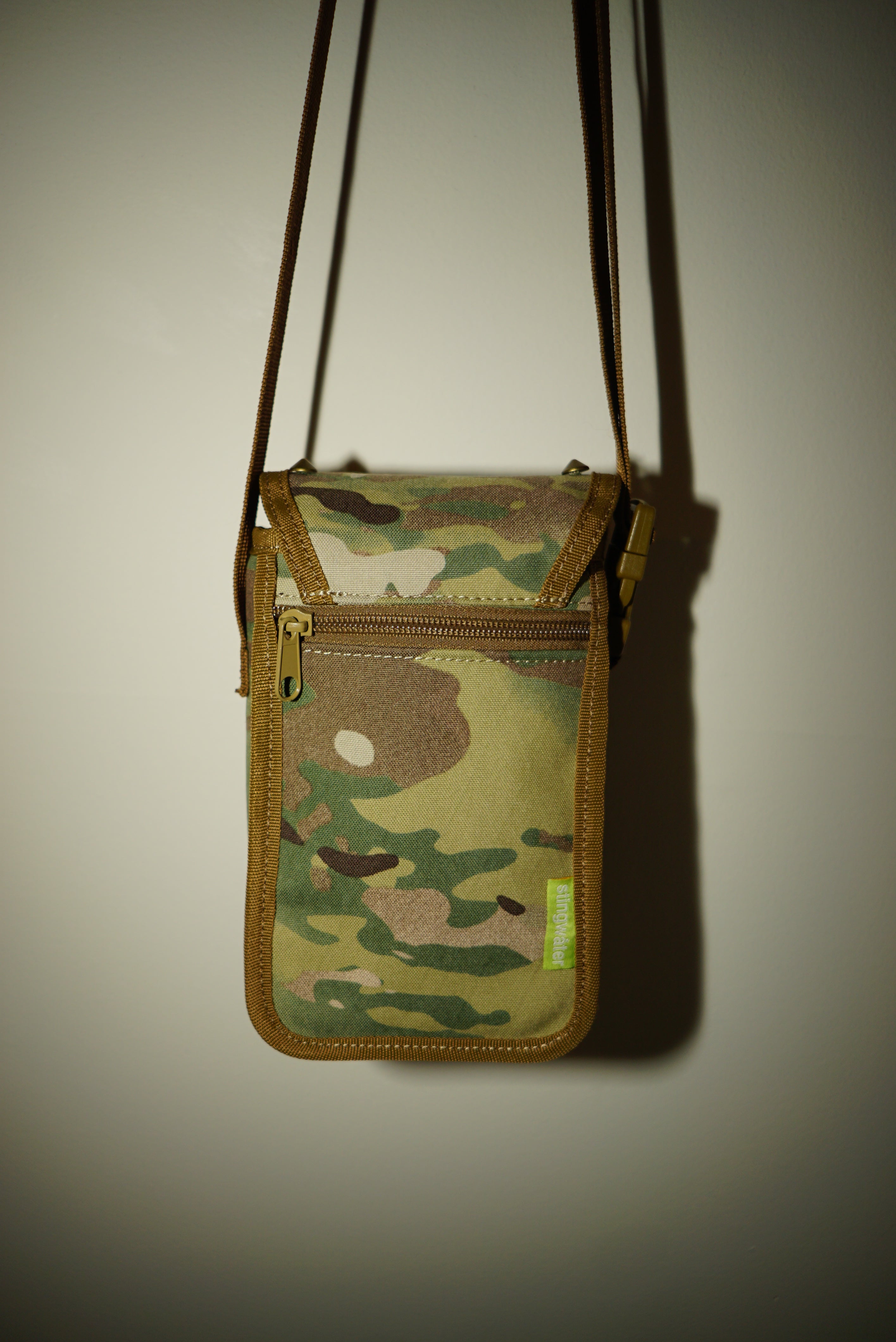 Studded Alpha Crossbody Bag Camo