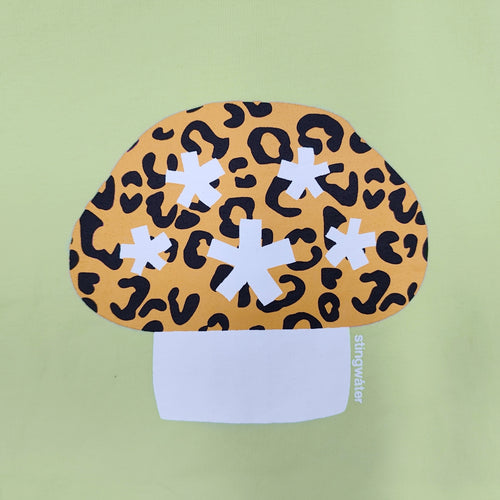 Leopard Aga Mushroom T Shirt Alkaline Green