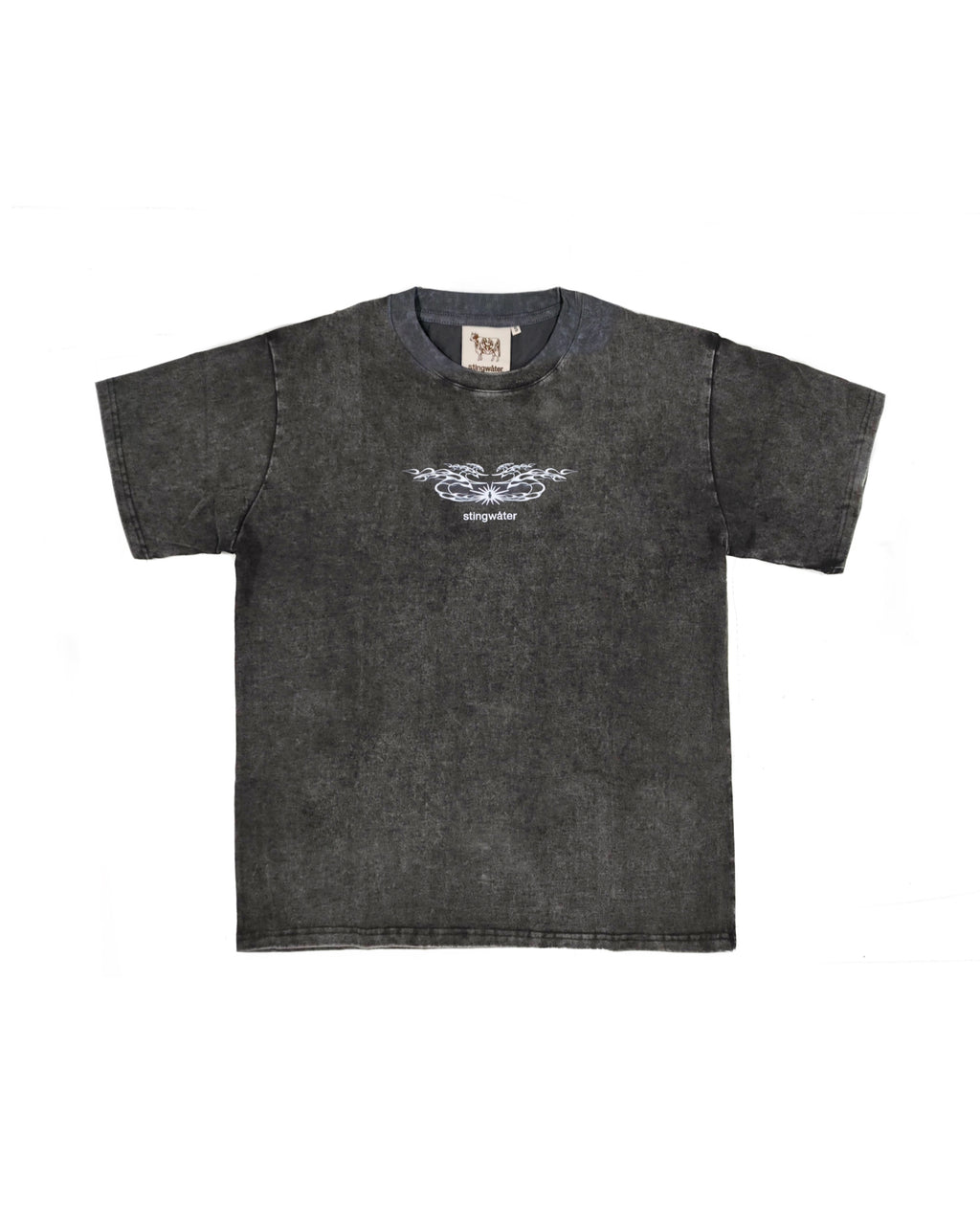 Moses Flame T-Shirt Acid Black