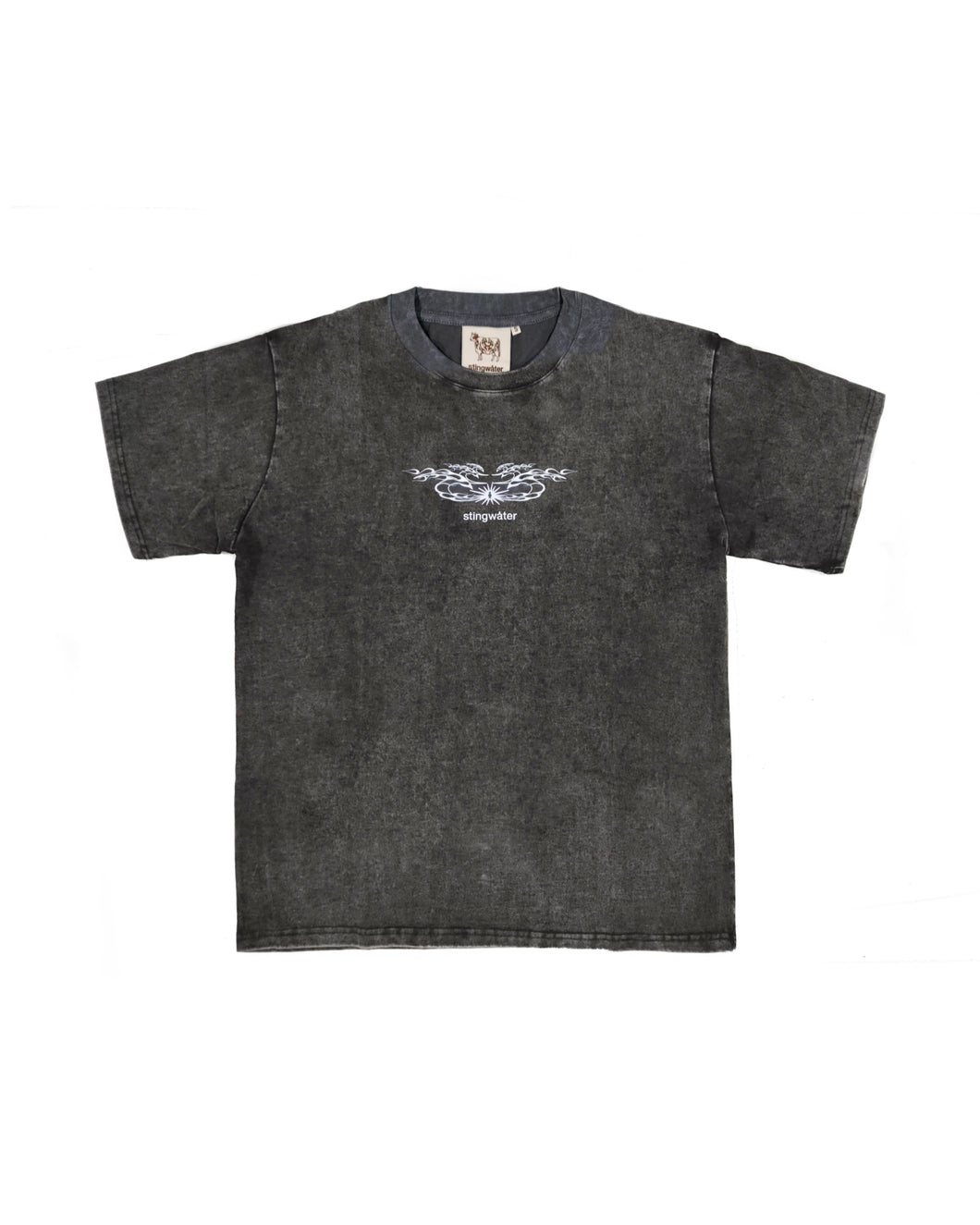 Moses Flame T-Shirt Acid Black