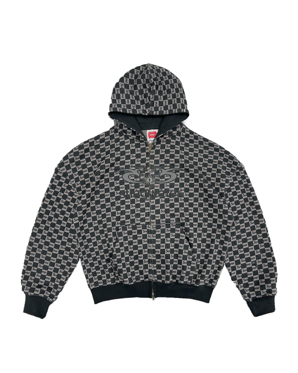 Stingwater Sue Me Zip Up Hoodie Black/Metal – stingwater