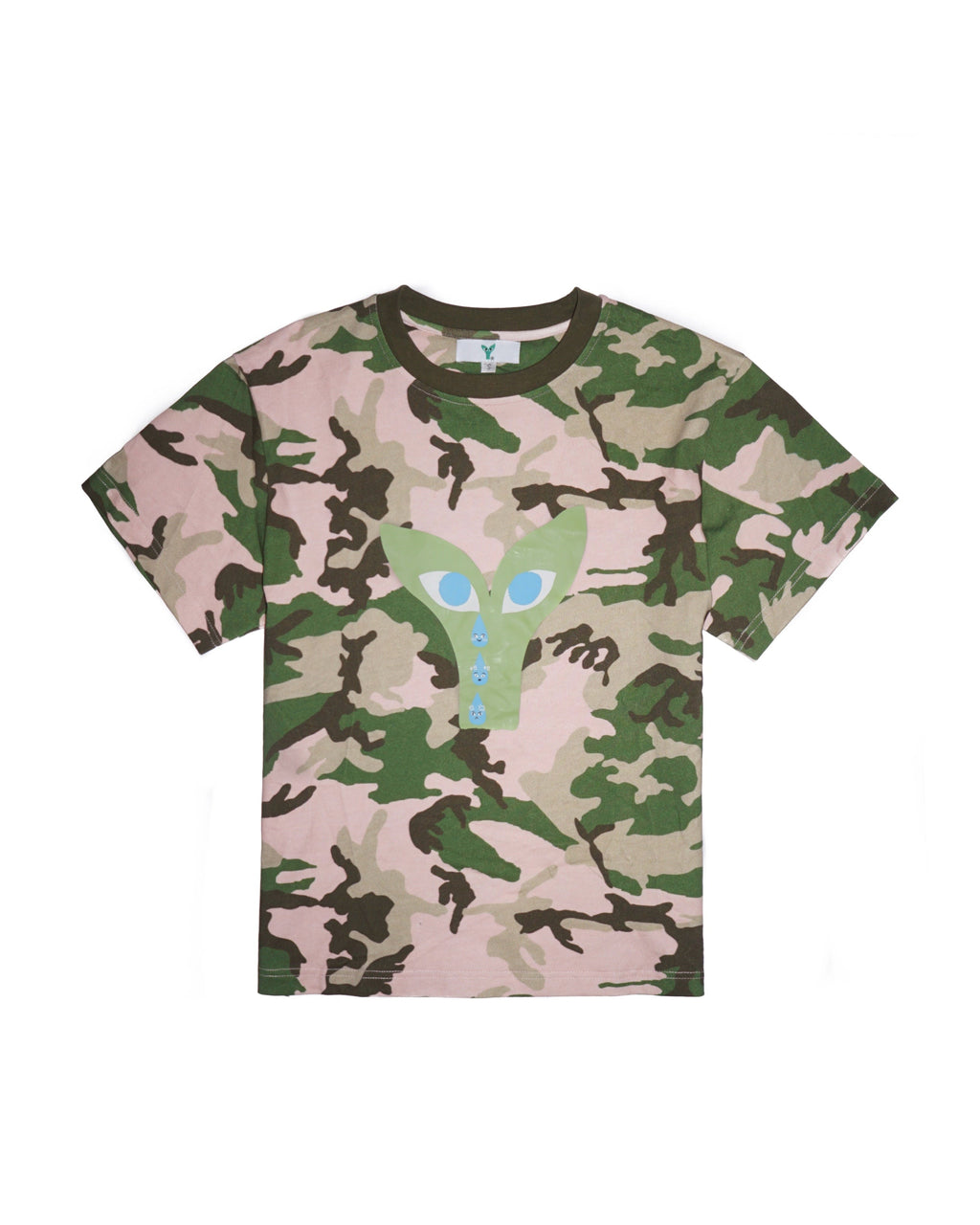 Crying Aapi T-Shirt Pink Camo