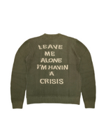 Stingwater Crisis Knit Sweater Army Green
