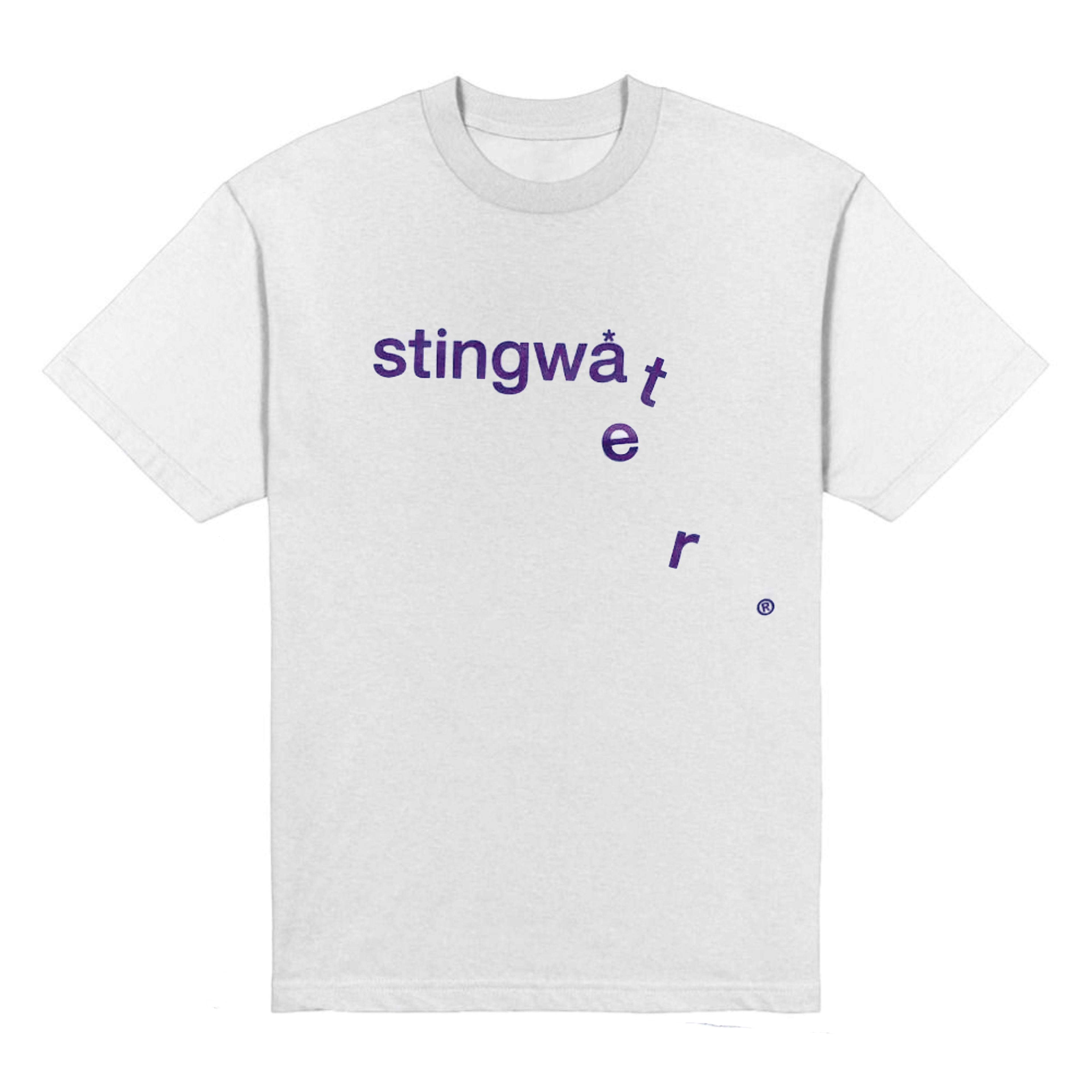 Drip Logo T Shirt White