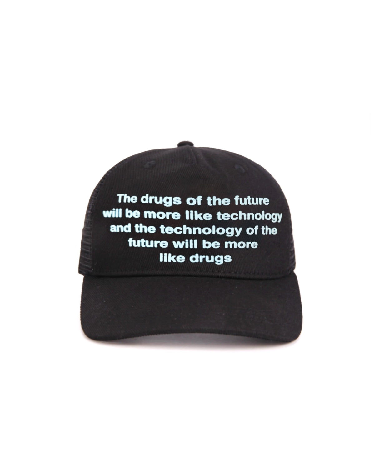 Future Drugs Trucker Hat Black