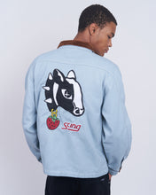 Load image into Gallery viewer, Cow Head Work Jacket Blue
