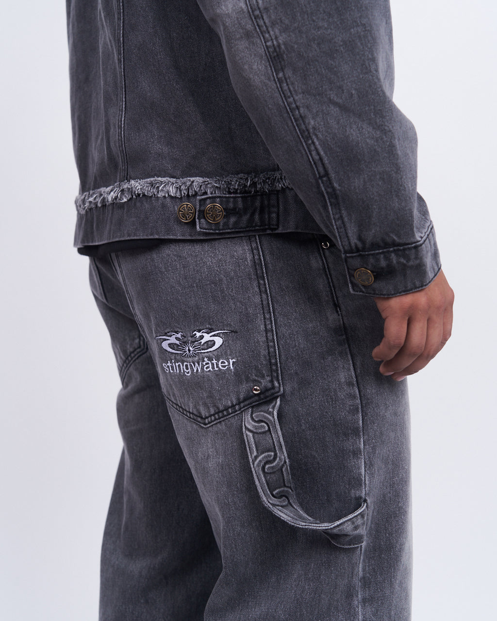 Moses Jeans Acid Black