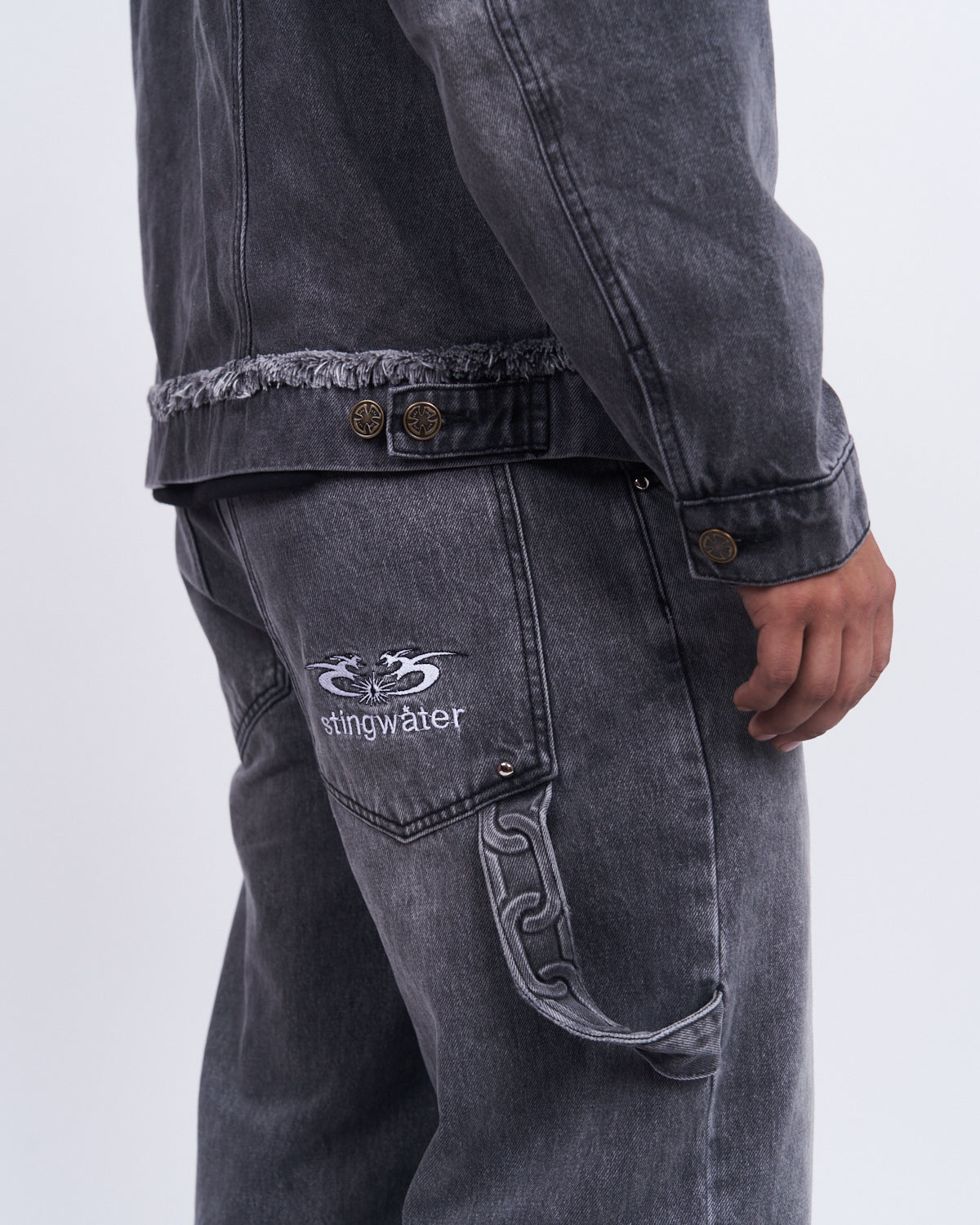 Moses Jeans Acid Black