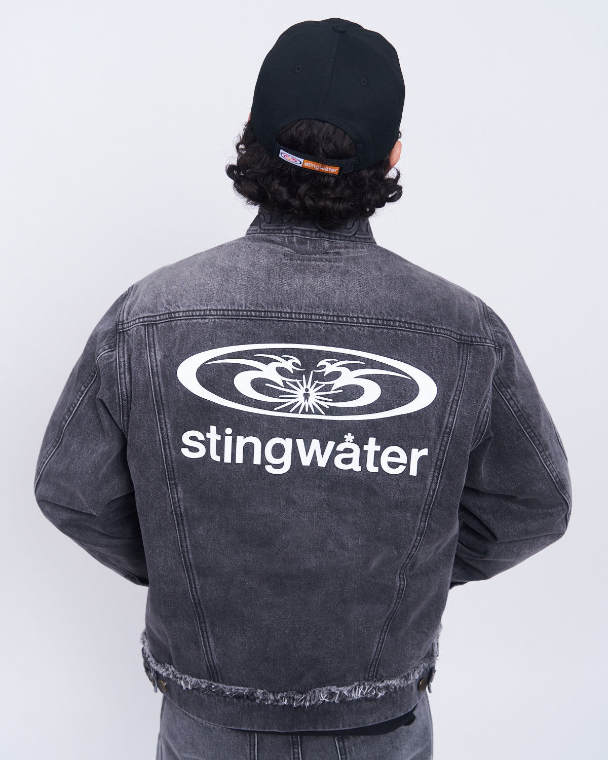 Neck Chain Jacket Acid Black