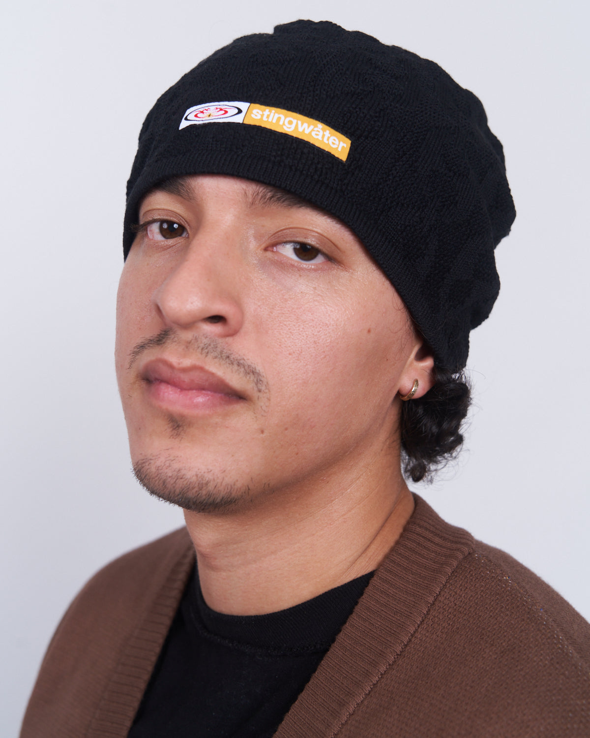 Moses Chain Beanie Black