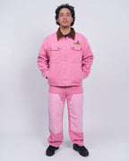 Cow Head Work Jacket Pink