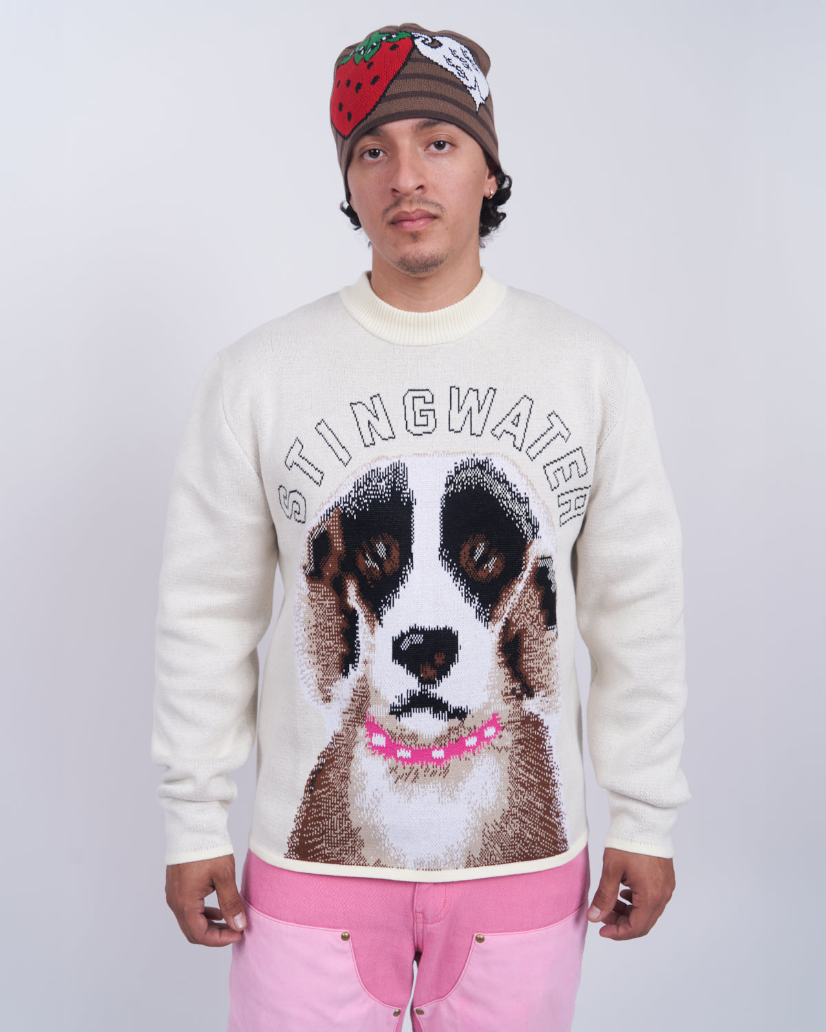 Emotional Support Dog Sweater White