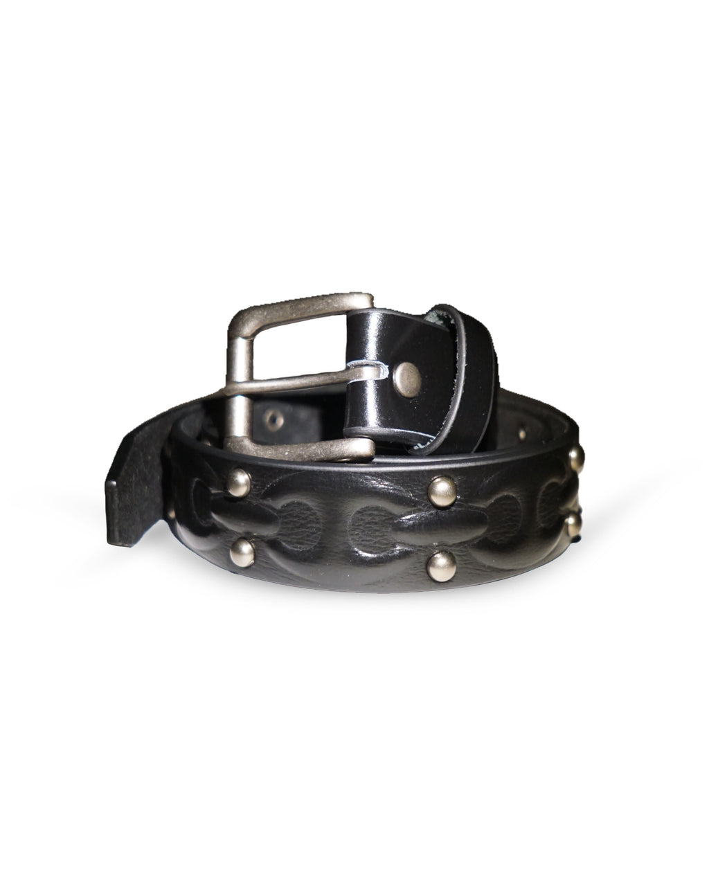Stingwater Anchor Chain Studded Belt Black