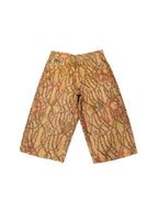 Waxed Corduroy Double Knee Long Shorts